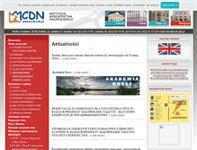 Tablet Screenshot of mcdn.edu.pl